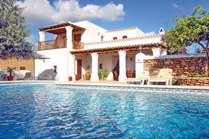 Can Carlos - Ibiza Finca mit Pool + Internet + Paddle Platz bis 6 Personen