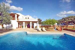 Can Carlos - Ibiza Finca mit Pool + Internet + Paddle Platz bis 6 Personen