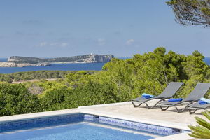 Ibiza Meerblick Villa mit Pool - Cala Compte