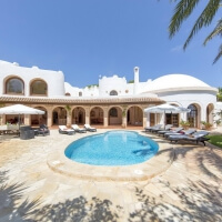 Ibiza Ferienhaus mit Pool - Villa Casa Redonda - direkt am Strand