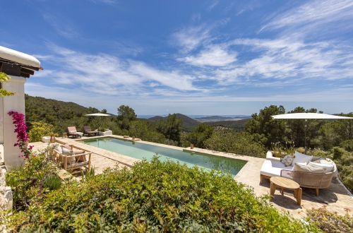 Ibiza Finca - Sa Rota - atemberaubendem Blick auf Salinas, Formentera und das Meer